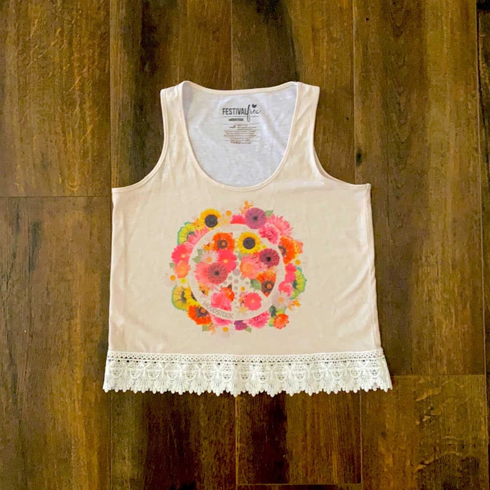 Festival Style Cropped Tank!
